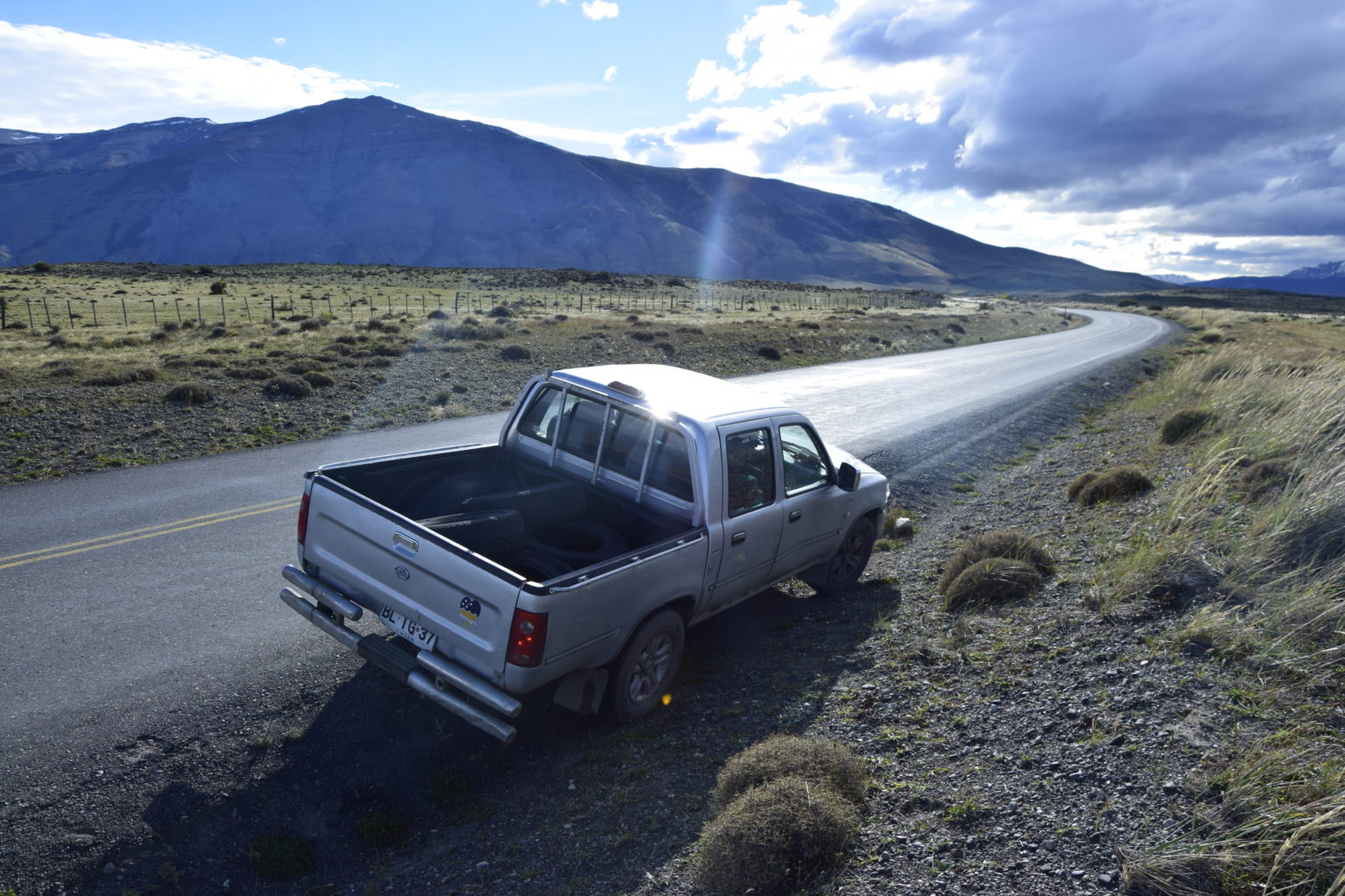 Quick break on the way to Torres del Paine National Park